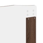 vidaXL Tête de lit Chêne brun 120 cm Bois d'ingénierie