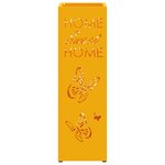 vidaXL Porte-parapluie Moutarde 15 5 x 15 5 x 49 cm Métal