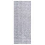 vidaXL Tapis de surface Rectangulaire HUARTE Gris 150 x 80 cm