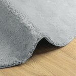 vidaXL Tapis 'HUARTE' à poils courts  doux et lavable  gris 140x200 cm