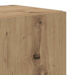 vidaXL Ensemble meuble TV 8 Pièces chêne artisanal 80 x 30 x 30 cm