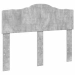 vidaXL Tête de lit Gris béton 135 cm Bois d'ingénierie