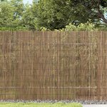 vidaXL Clôture de jardin 400x100 cm roseau