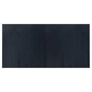 vidaXL Tapis rectangulaire gris 100x200 cm bambou