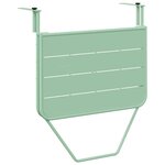 vidaXL Table Suspendue de Balcon Vert menthe 60 x 39 x 65 cm Acier