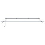 vidaXL Auvent Rétractable Rayure Multicolore 450x300 cm tissu