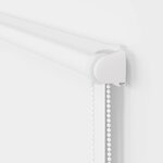 vidaXL Store enrouleur de douche avec cassette largeur du tissu 146 cm
