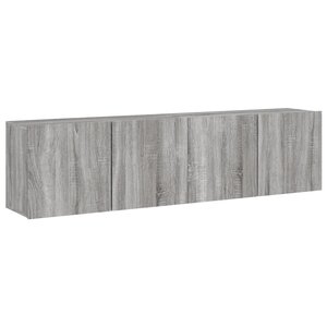 vidaXL Meubles TV muraux 2 Pièces sonoma gris 80x30x41 cm