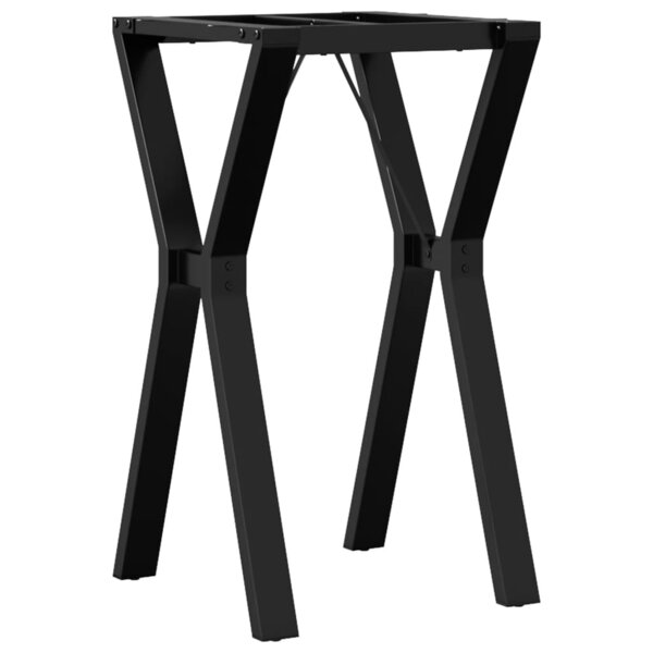 vidaXL Pieds de table à manger cadre en Y 40x40x73 cm acier