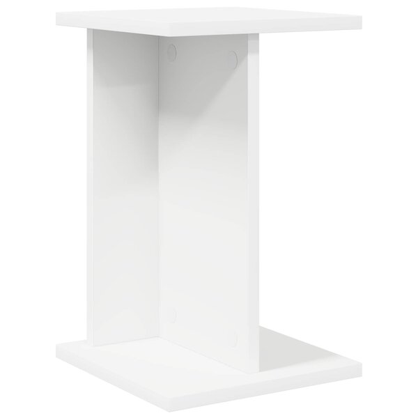 vidaXL Support de Plante Blanc 25 x 25 5 x 40 5 cm Bois d'ingénierie