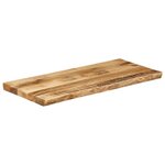vidaXL Dessus de table bord vivant 80x40x2 5 cm bois de manguier brut