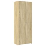 vidaXL Buffet haut chêne sonoma 70x42 5x185 cm bois d'ingénierie