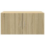 vidaXL Armoire murale chêne sonoma 80x42 5x40 cm bois d'ingénierie