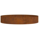 vidaXL Jardinières de jardin 5 Pièces 120x120x20 cm en acier corten