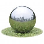 vidaXL Sphère de fontaine de jardin avec LED Acier inoxydable 20 cm