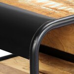 vidaXL Table console 118 x 30 x 75 cm Bois de récupération massif