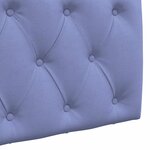 vidaXL Tête de lit suspendue Bleu denim Tissu