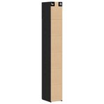 Cabinet Slim vidaXL Chêne noir 30x42.5x225 cm Bois d'ingénierie