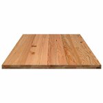 vidaXL Dessus de table marron clair bois chêne massif rectangulaire