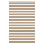 vidaXL Store zèbre marron sable largeur du tissu 140 9cm polyester