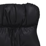 Chaise relaxante vidaXL Noir en faux cuir