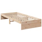 vidaXL Lit de jour sans matelas 80x200 cm bois de pin massif
