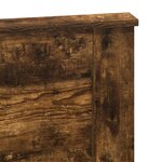 vidaXL Tête de lit Chêne fumé 160 cm Bois d'ingénierie