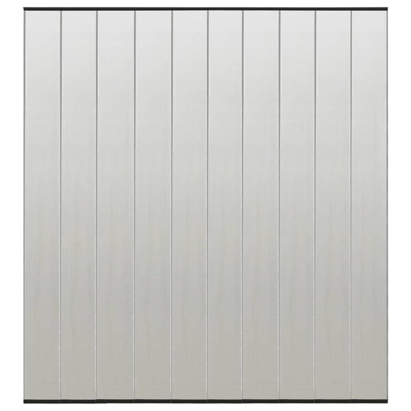 vidaXL Moustiquaire de porte rideau en maille 10 Pièces Noir 240x240 cm