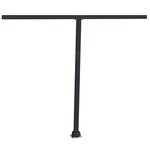 vidaXL Jeu de poteaux d'auvent anthracite 300x245 cm fer