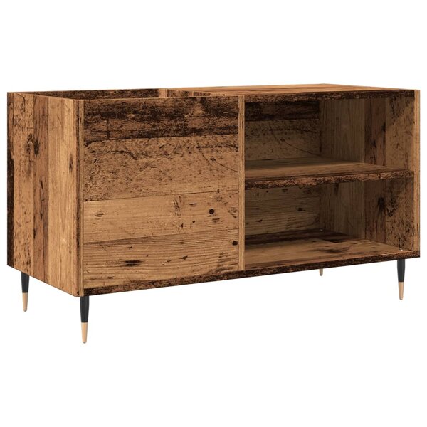 vidaXL Armoire à disques vieux bois 84 5x38x48 cm bois d'ingénierie