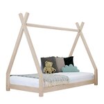 Lit tipi enfant NAKANA 80 x 160 beige