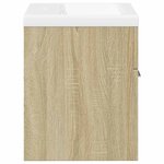 vidaXL Ensemble de meubles de salle de bain 2 Pièces chêne sonoma