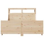 vidaXL Cadre de lit sans matelas 160x200 cm bois massif de pin