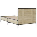 vidaXL Cadre de lit sans matelas chêne sonoma 90x200 cm