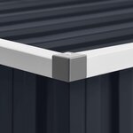 vidaXL Abri de jardin Anthracite 195x198x159 cm Acier galvanisé