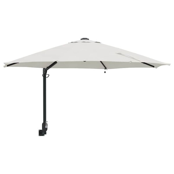 vidaXL Parasol de jardin Sable 248 x 248 x 148 cm Polyester et Acier
