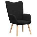 vidaXL fauteuil Noir 62 x 67 x 95 5 cm Tissu Sherpa