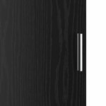 vidaXL Highboard Chêne noir 35 x 39 x 168 cm Bois d'ingénierie