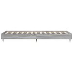 vidaXL Cadre de lit Sonoma gris 80 x 200 cm Bois d'ingénierie