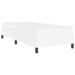 vidaXL Lit Blanc pur 80 x 200 cm Faux cuir