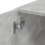 vidaXL Armoire murale gris béton 80x42 5x64 cm bois d'ingénierie
