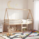 vidaXL Toit de lit pour enfants 199x80 5x88 cm bois de pin massif