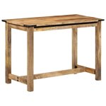 vidaXL Table à manger 110x55x75 cm bois de manguier massif
