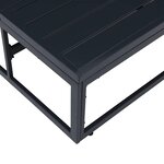 vidaXL Mobilier de jardin Anthracite Acier
