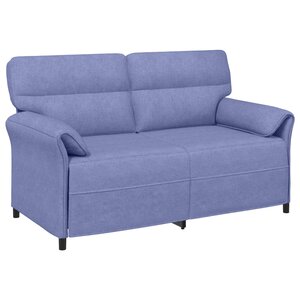 vidaXL Canapé 100  polyester  cadre en métal  MDF  Contreplaqué