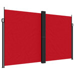 vidaXL Auvent latéral rétractable Rouge 200x1200 cm