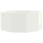 vidaXL Jardinière Blanc 90 x 90 x 35 cm Acier
