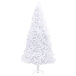 vidaXL Sapin de Noël artificiel 300 cm Blanc