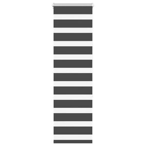 vidaXL Store zèbre noir 45x150 cm largeur du tissu 40 9 cm polyester