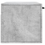 vidaXL Armoire murale gris béton 80x36 5x35 cm bois d'ingénierie